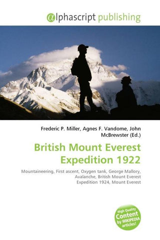 British Mount Everest Expedition 1922
