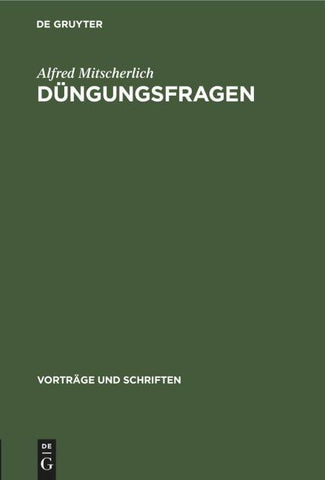 Düngungsfragen