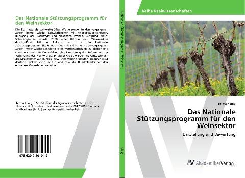 Das Nationale Stützungsprogramm für den Weinsektor