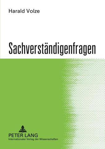Sachverständigenfragen