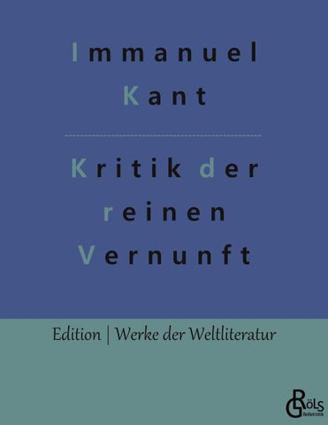 Kritik der reinen Vernunft