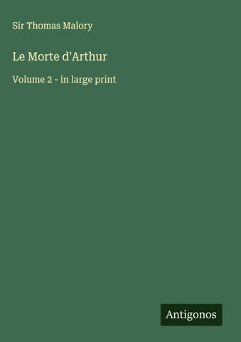 Le Morte d'Arthur
