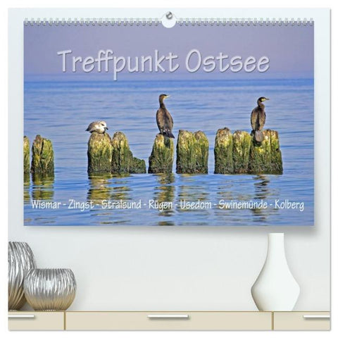 Treffpunkt Ostsee (hochwertiger Premium Wandkalender 2026 DIN A2 quer), Kunstdruck in Hochglanz