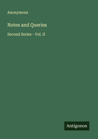 Notes and Queries