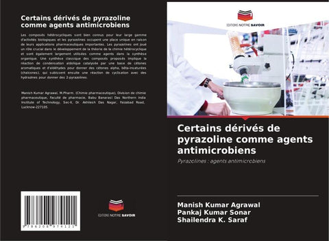 Certains dérivés de pyrazoline comme agents antimicrobiens