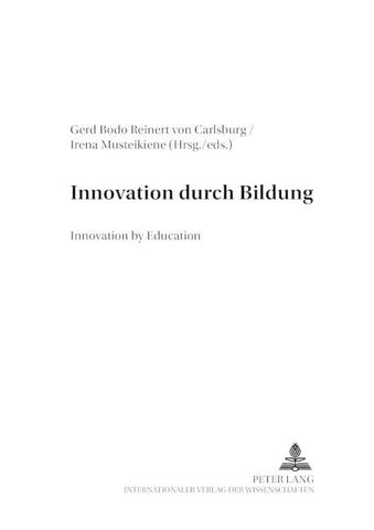 Innovation durch Bildung- Innovation by Education
