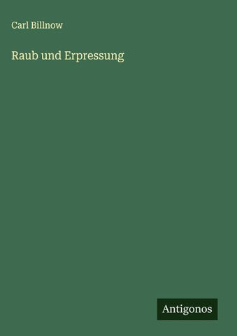Raub und Erpressung