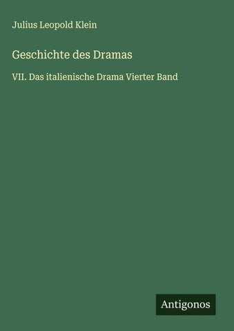 Geschichte des Dramas
