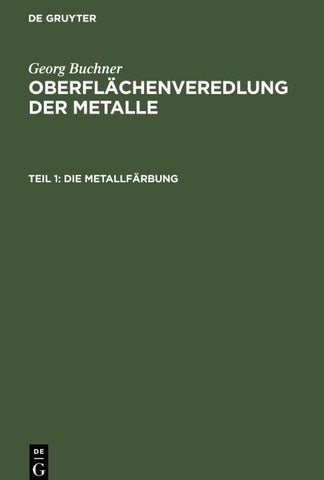 Die Metallfärbung