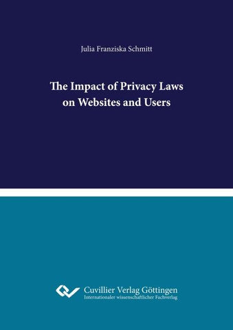 The Impact of Privacy Laws on Websites and Users
