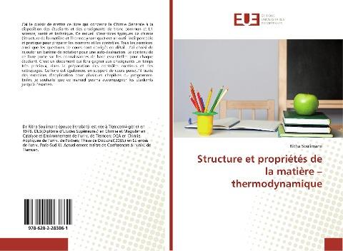 Structure et propriétés de la matière - thermodynamique