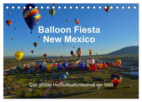 Balloon Fiesta New Mexico (Tischkalender 2026 DIN A5 quer), CALVENDO Monatskalender