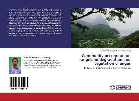 Community perception on rangeland degradation and vegetation changes