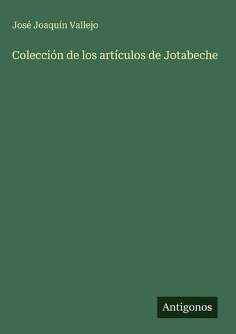 Colección de los artículos de Jotabeche