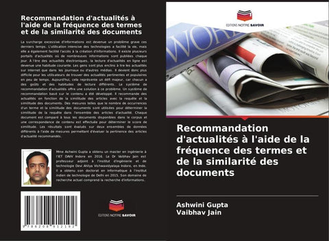 Recommandation d'actualités à l'aide de la fréquence des termes et de la similarité des documents