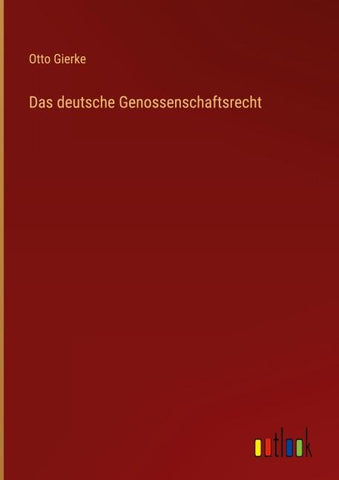 Das deutsche Genossenschaftsrecht