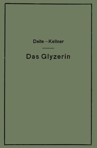 Das Glyzerin