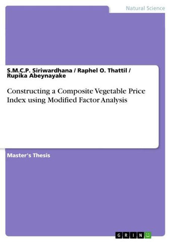 Constructing a Composite Vegetable Price Index using Modified Factor Analysis