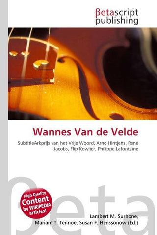 Wannes Van de Velde