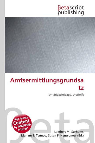Amtsermittlungsgrundsatz