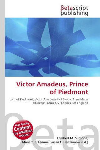 Victor Amadeus, Prince of Piedmont