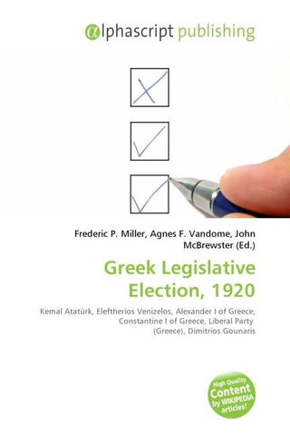 Greek Legislative Election, 1920