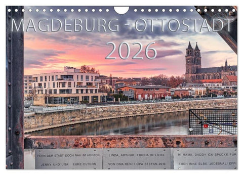 Magdeburg - Ottostadt (Wandkalender 2026 DIN A4 quer), CALVENDO Monatskalender