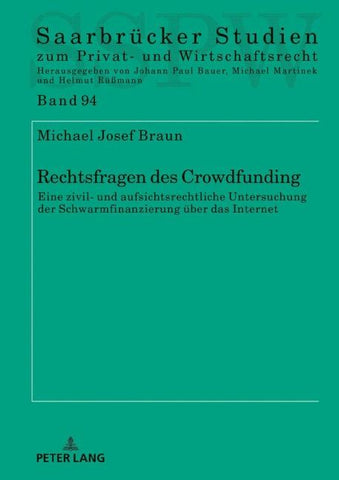 Rechtsfragen des Crowdfunding