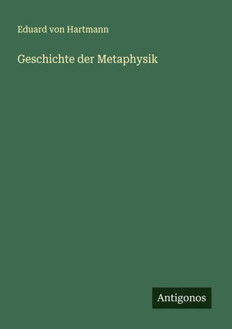 Geschichte der Metaphysik