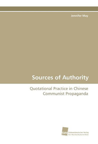 Sources of Authority