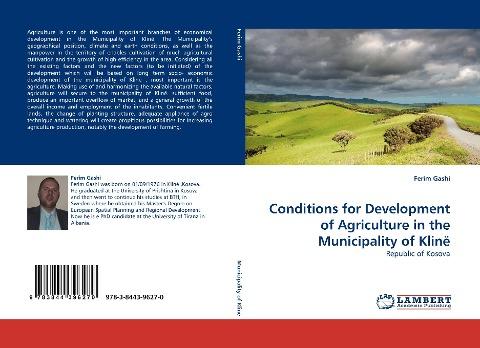 Conditions for Development of Agriculture in the Municipality of Klinë