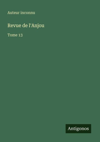 Revue de l'Anjou