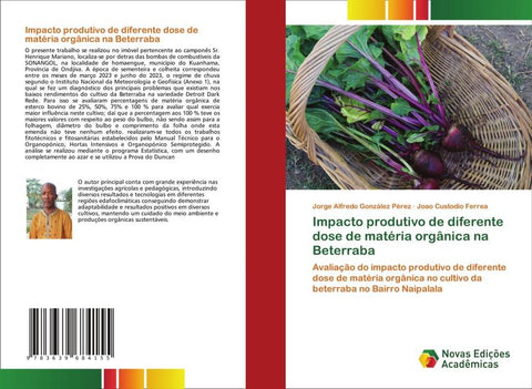 Impacto produtivo de diferente dose de matéria orgânica na Beterraba