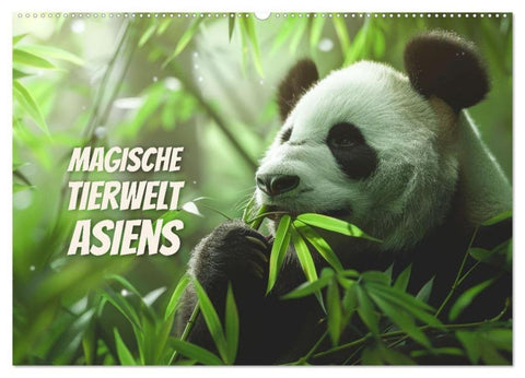 Magische Tierwelt Asiens (Wandkalender 2026 DIN A2 quer), CALVENDO Monatskalender