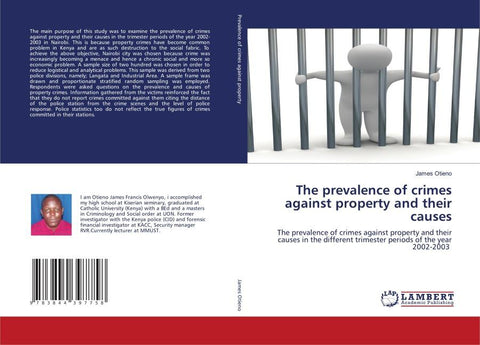 The prevalence of crimes against property and their causes