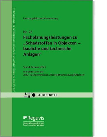 Fachplanungsleistungen zu „Schadstoffen in Objekten – bauliche und technische Anlagen“