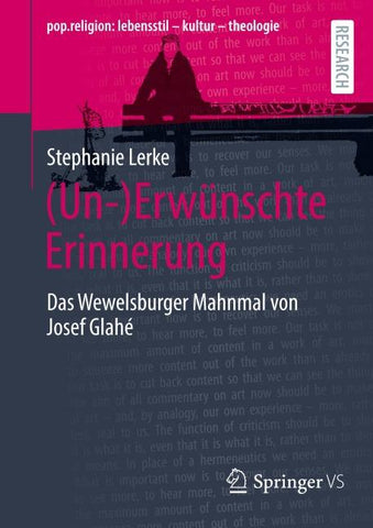 (Un-)Erwünschte Erinnerung