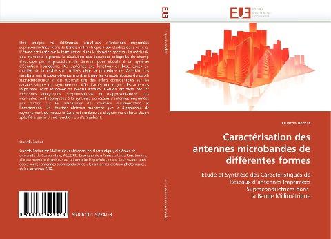 Caractérisation des antennes microbandes de différentes formes
