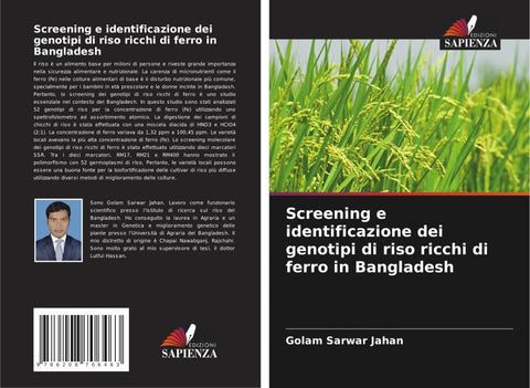 Screening e identificazione dei genotipi di riso ricchi di ferro in Bangladesh