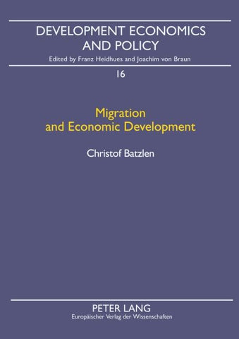 Migration and Economic Development