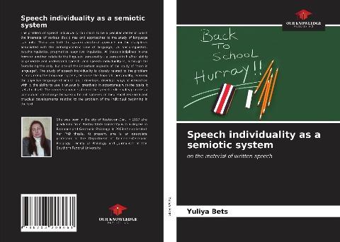 Speech individuality as a semiotic system