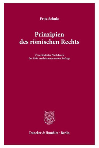 Prinzipien des römischen Rechts.