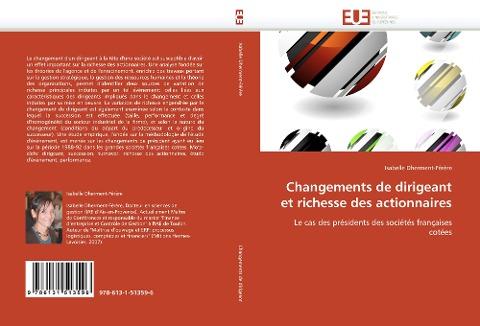 Changements de dirigeant et richesse des actionnaires