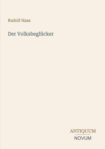 Der Volksbeglücker