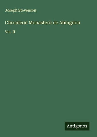 Chronicon Monasterii de Abingdon
