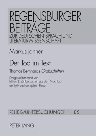 Der Tod im Text