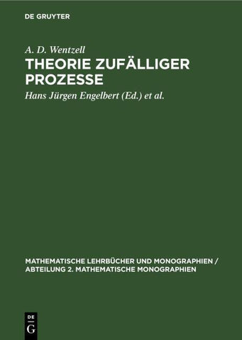 Theorie zufälliger Prozesse