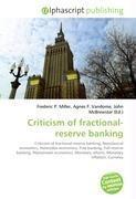 Criticism of fractional-reserve banking