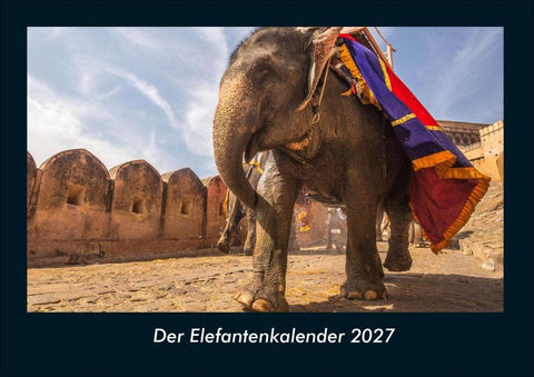 Der Elefantenkalender 2027 Fotokalender DIN A4