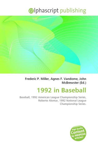 1992 in Baseball